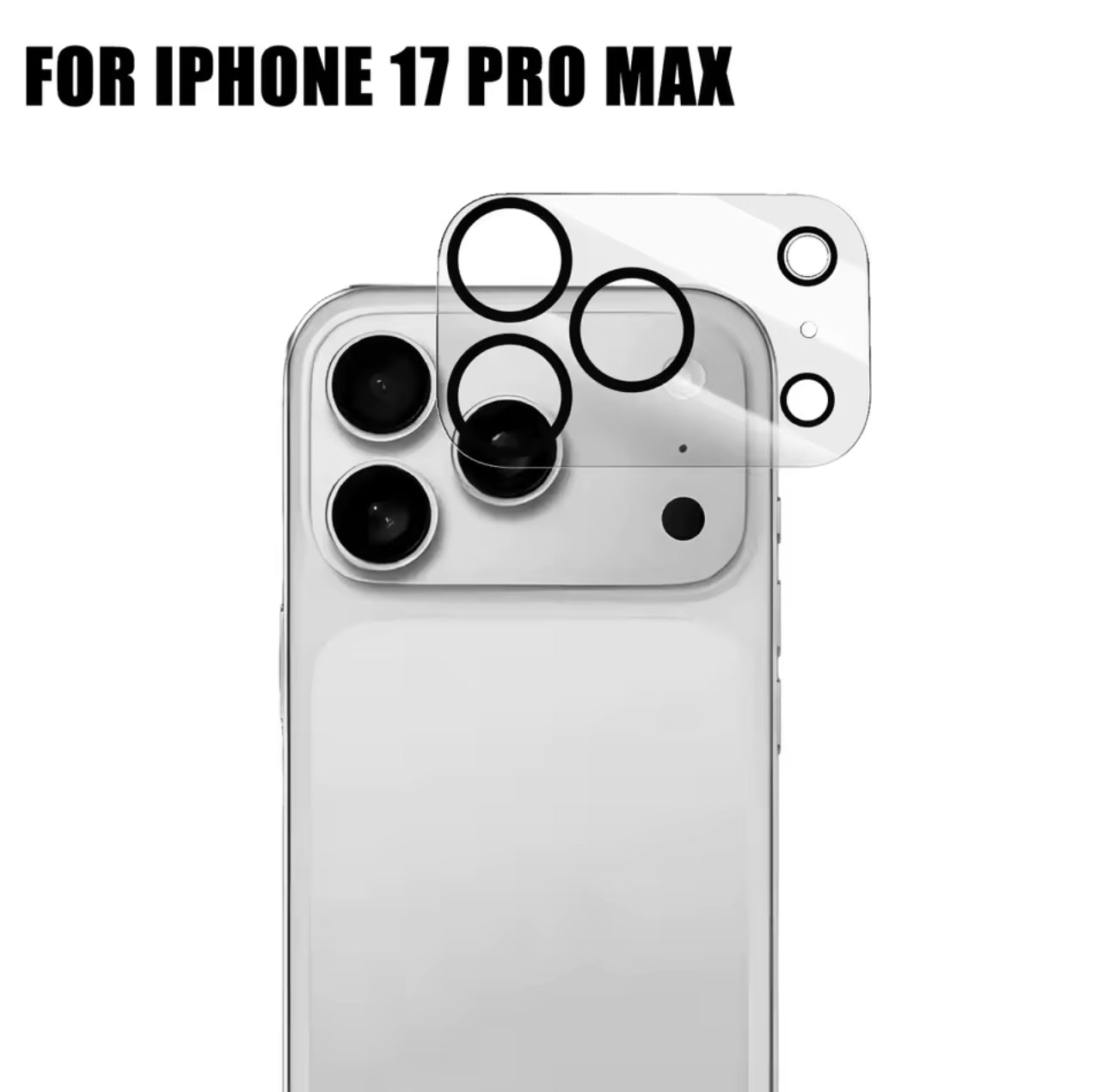 PJun Branded Premium 9H Clear Camera Lens Protector- 4PCS for Apple iPhone 17 Series 2025 PJun Branded Premium 9H Clear Camera Lens Protector- 4PCS for Apple iPhone 17 Series 2025